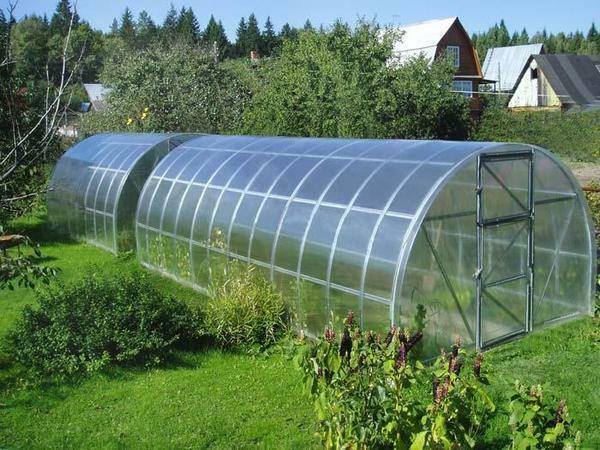 Kan udstyres med et drivhus og på deres sommerhus, og selv i gården af ​​et privat hus
