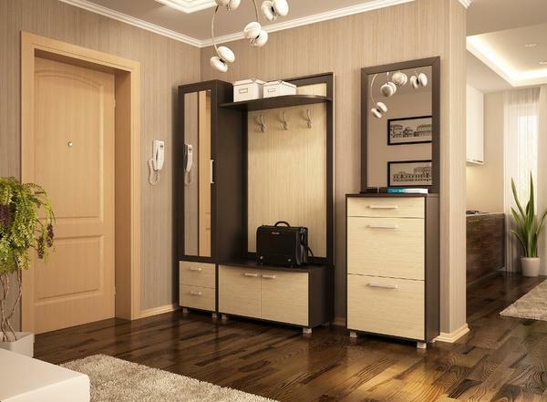 Za koridorja popolno modularno pohištvo: to je zelo praktična in funkcionalna