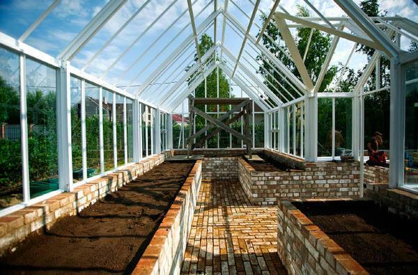 English greenhouses: photo style, hands of glass