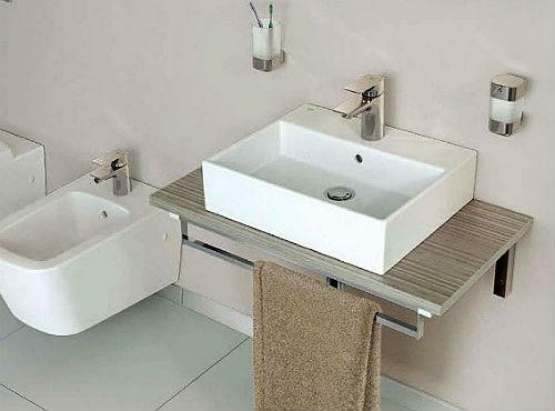 Many prefer to install a sink on the countertop, as it is convenient, practical and beautiful