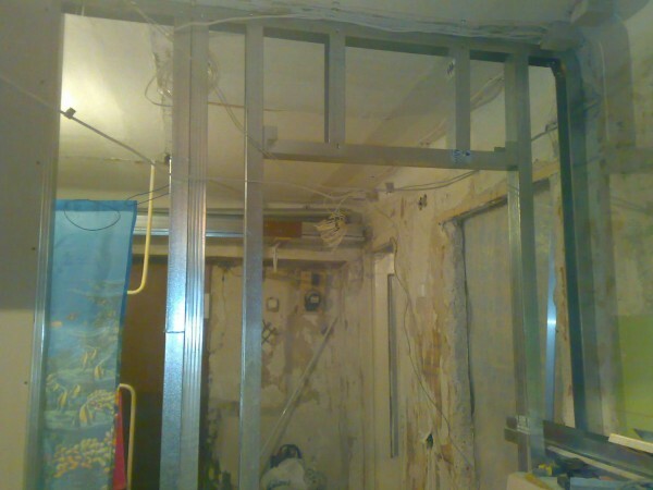 The doorway should properly arrange even at the stage of the frame assembly.