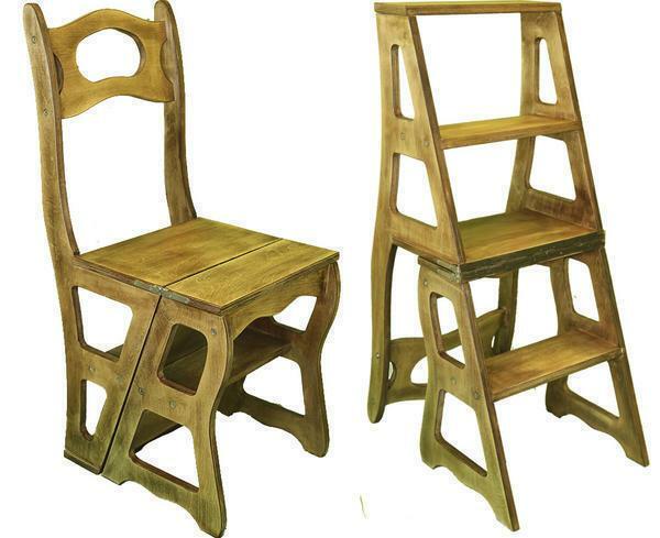 Ak sa rozhodnete, aby sa stoličky, rebrík, potom je potrebné vziať do úvahy návrh výrobku v predstihu a pripravovať materiály pre prácu