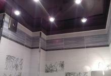 La conception du plafond en salle de bains-7