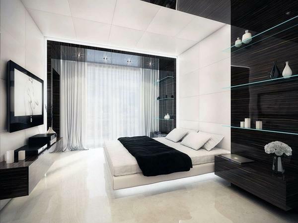 Pati praktiškiausia ir populiarus variantas grindys yra linoleumas miegamajame