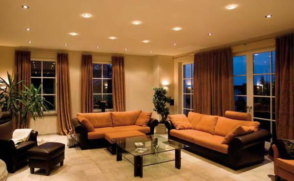 Many people prefer to make a living room from environmental materials, because they are safe for health