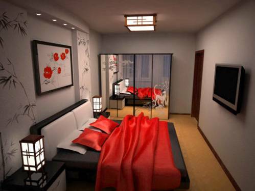 design of the room 14 square meters