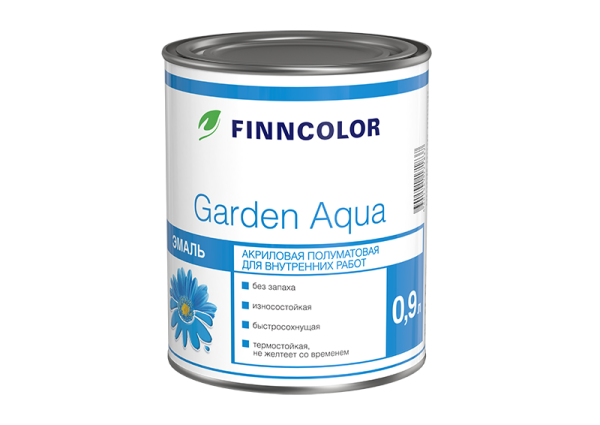 Enamel Acrylic Garden Aqua from Finncolor (aka Tikkurila).