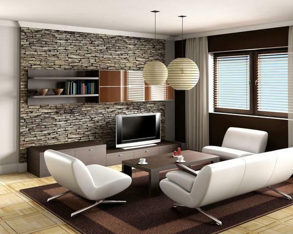 Budget interior photo room: the option for an apartment, how to decorate the living room cheaply, save flowers, inexpensive design