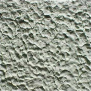 Methods for applying the textured plaster how applied, stacking machinery and Paint