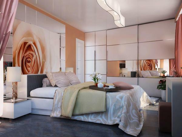 בחירת צבע יחיד עבור הקירות והתקרה, אתה יכול ליצור חמימות ונוחות בחדר