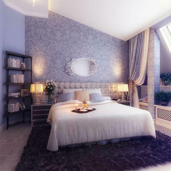 Mit der richtigen Wahl der Farben kombiniert Tapete Sie haben ein stilvolles, modernes und komfortable Zimmer