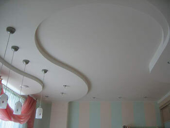 Design of stretch ceilings in the bedroom