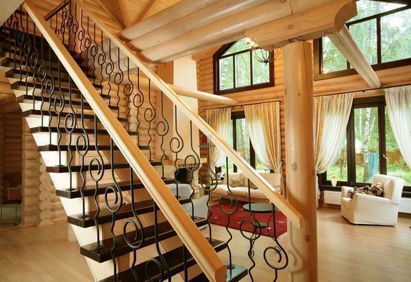 You can install the railing in the house either with your own hands or with the help of a specialist
