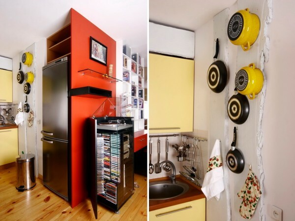 utensílios de cozinha brilhantes podem se tornar incrível decoração