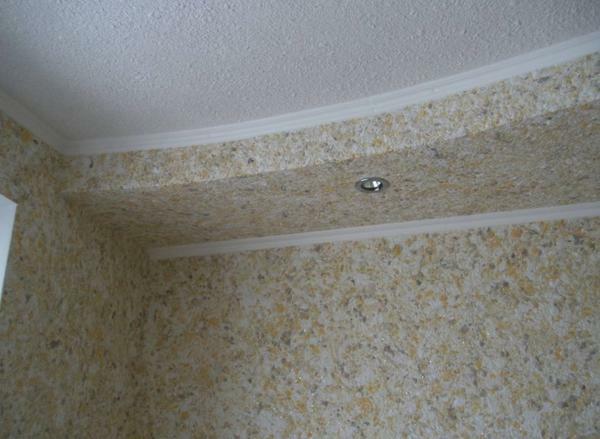 Liquid wallpaper - this is an excellent material for wall finishing, which can be easily applied for plasterboard