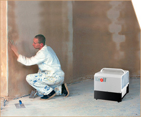 Heater for drying plaster