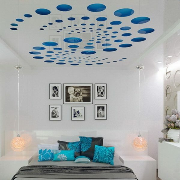 Perforated ceiling looks modern and unusual