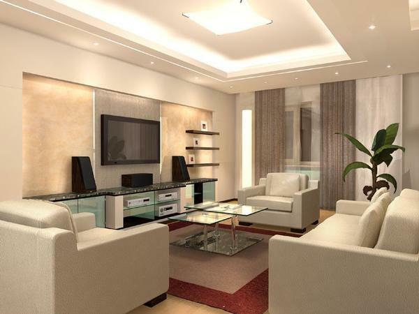 With the help of modern design it is possible to visually increase the space