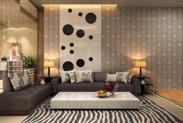 Wallpaper - very popular, common and excellent material for decorating walls