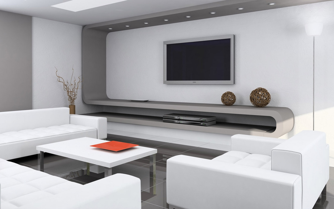 20 metrekarelik Tasarım oturma odası: nasıl hi-tech tarzında güzel bir iç oluşturmak için