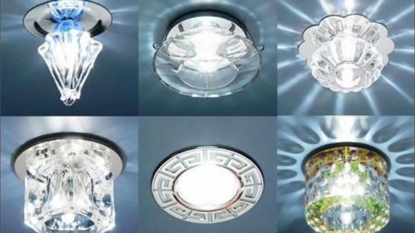 Dizajn reflektori za gips strop raznolik