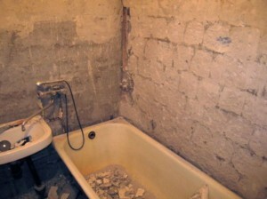 Reparation av badrum och toalett