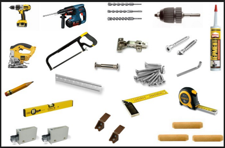 A set of tools for mounting