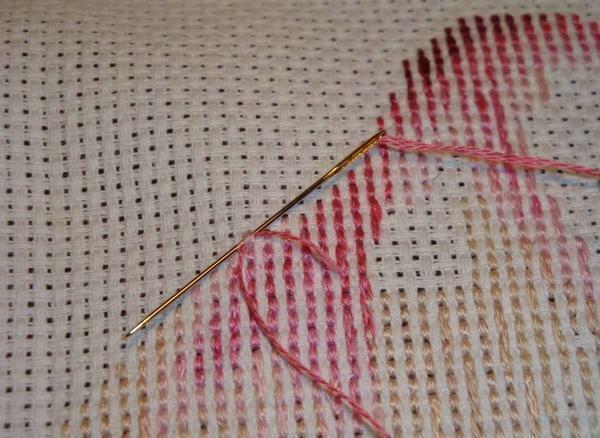 Strengthen the thread must learn every beginner embarking on cross stitching
