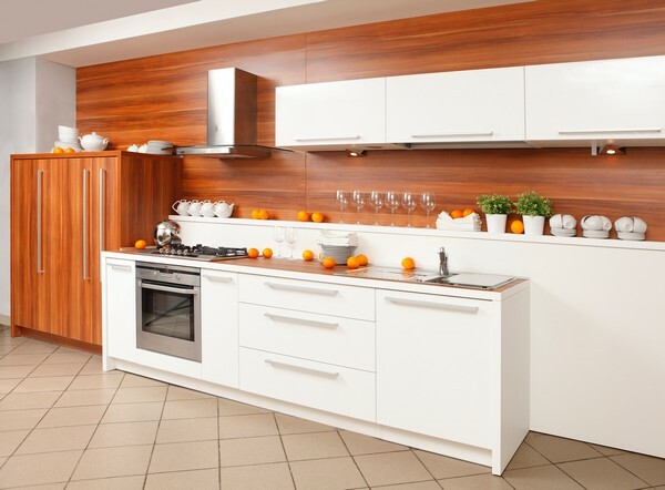 Interior of a small kitchen in pictures