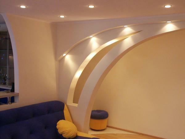 When deciding to make a semi-circular wall of gypsum board, you need to use a metal profile that is resistant to damage