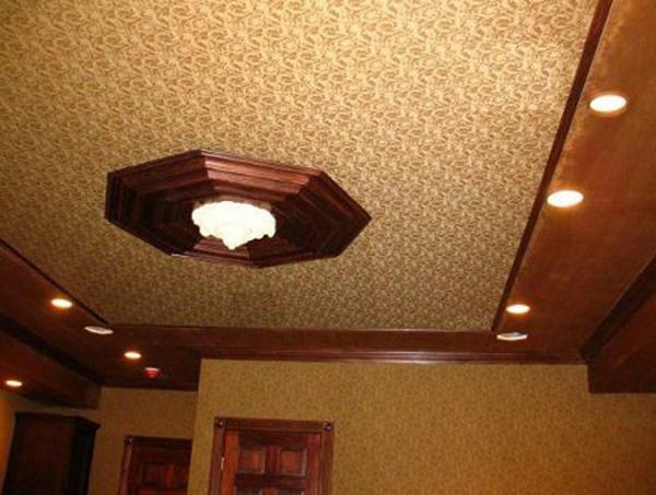 At present, fabric ceilings are becoming popular