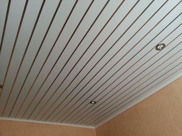Ceiling panels are light and flexible, so when installing them you need to show considerable accuracy