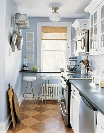 rectangular kitchen design