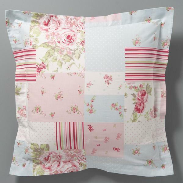 Pillowcases made in the technique of patchwork sewing, well suited for decorating a children