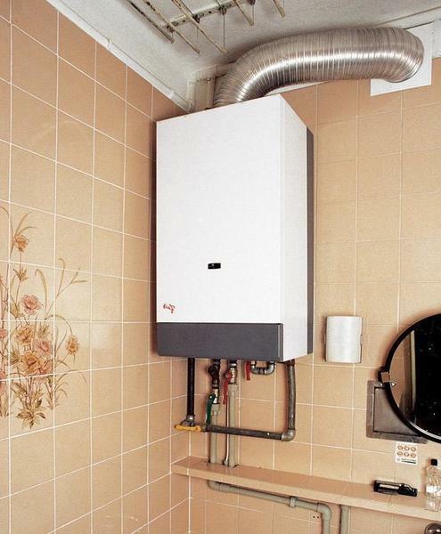 The gas column is an excellent choice for daily use of hot water