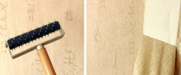 To remove washable wallpaper from the surface, it is necessary to treat the blade with a serrated roller