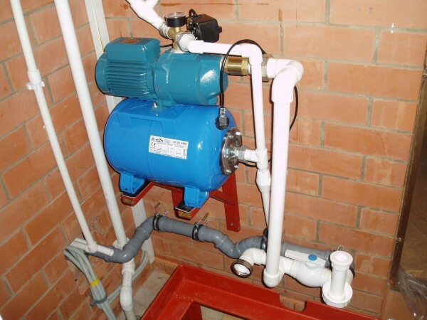 Pumping station in a private house