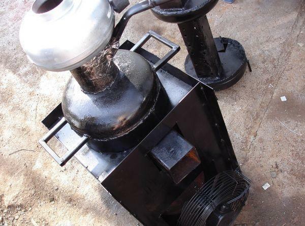 Caldera de aceite de desecho: calderas que trabajan con las manos, aceite para calefacción, hacer que el horno