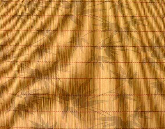 how to glue wallpaper made of bamboo