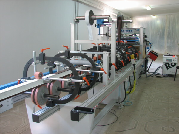roller system for stitching film