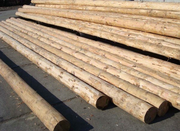 postes de madera