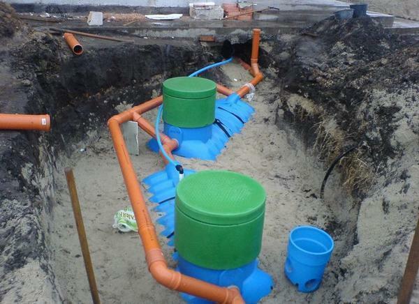 Septisk tank - en enhet som kommer att ackumuleras och behandlas avloppsvatten