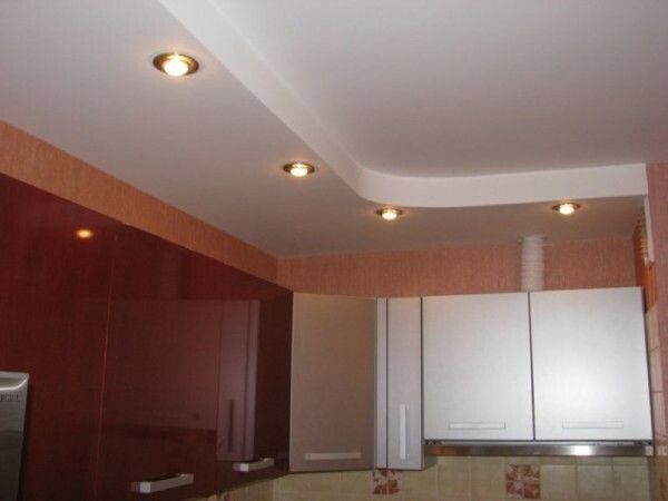 Plasterboard ceilings can build different configurations