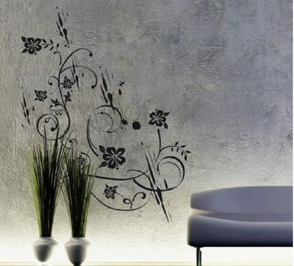  Ima nešto zajedničko između graciozan linije zid dekor i ljekovitog bilja