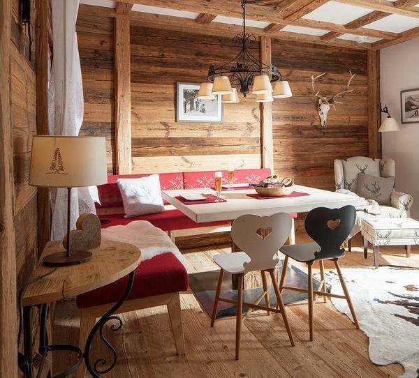 Evin fotoğrafta odası Dekorasyon: Bir apartmanda Living, oda seçenekleri, güzel lambri ve ahşap, malzeme ve tasarım