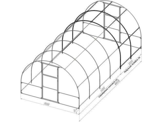 When calculating the size of the greenhouse, account should be taken of the area of ​​the site on which it will be located