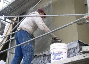 Exterior stucco coating technology