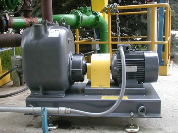 Operation of the pumps of type K in the industry for pumping oil