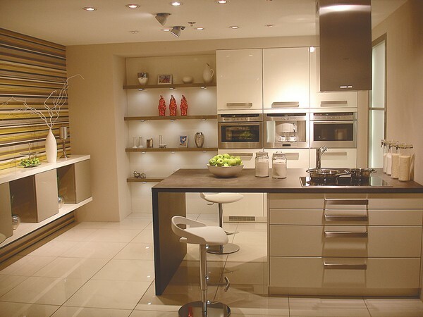 interior of a small kitchen