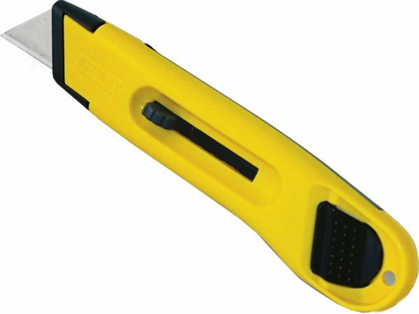 Knife construction is suitable for cutting mineral wool, as well as for cutting drywall